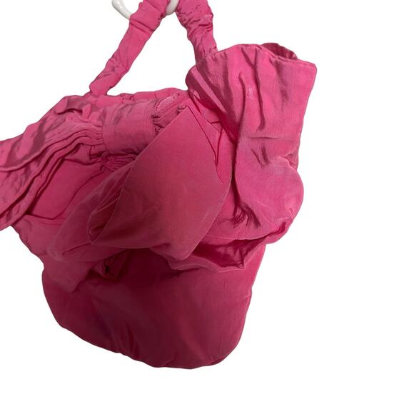 Loeffler Randall Sierra Pink Bow Mini Handbag Purse - Picture 7 of 11